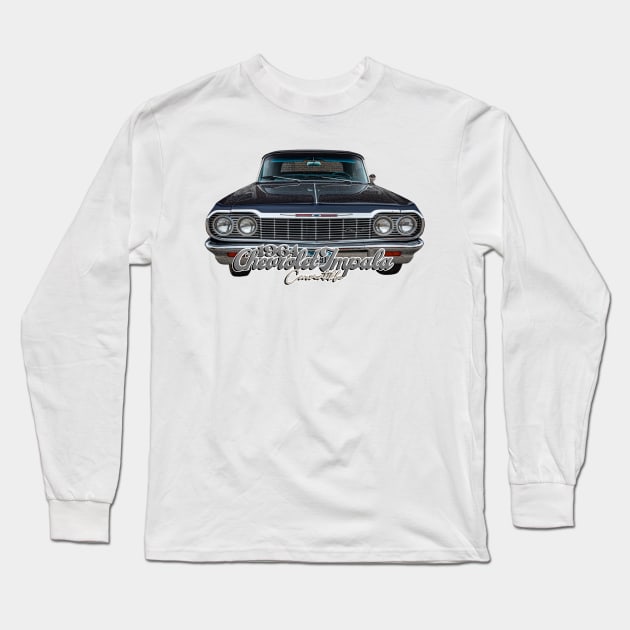 1964 Chevrolet Impala Convertible Long Sleeve T-Shirt by Gestalt Imagery